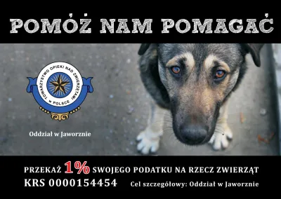 Podziękowania za wsparcie dla TOZ w Jaworznie