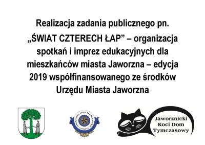 Realizacja projektu Świat Czterech Łap w Jaworznie
