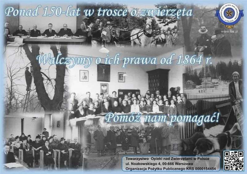 156. rocznica założenia Towarzystwa Opieki nad Zwierzętami