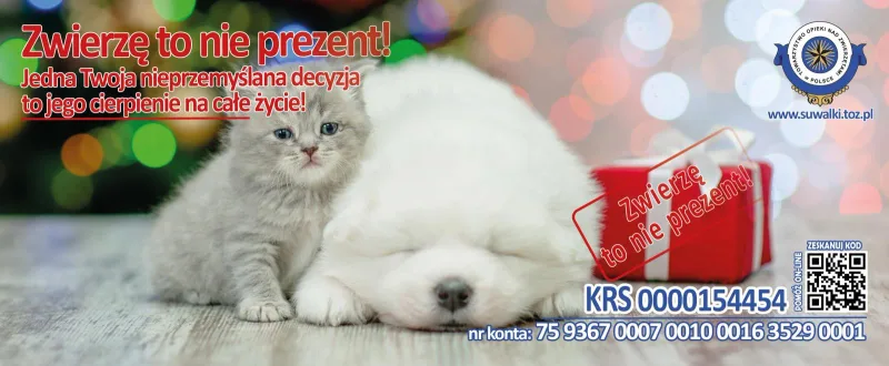 Zwierzę to nie prezent
