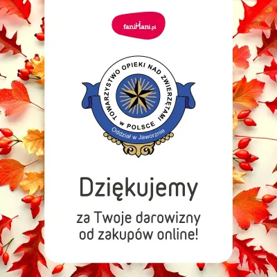 Podziękowania za wsparcie przez FaniMani.pl