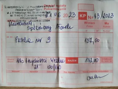 Podziękowania dla kawiarni Spóźniony Słowik
