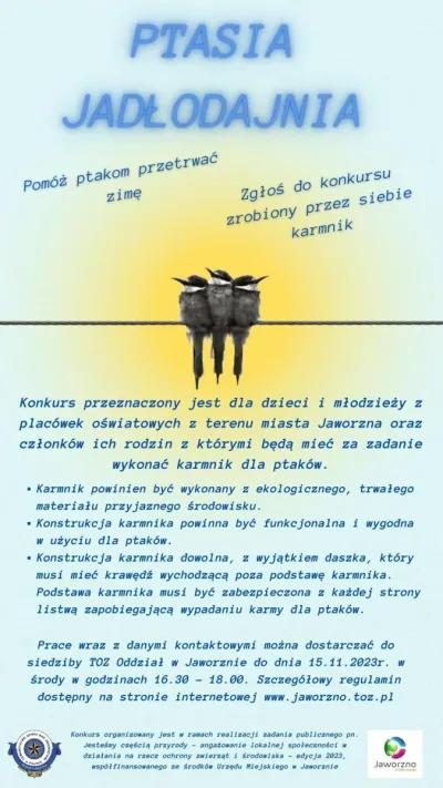 Konkurs Ptasia Jadłodajnia w Jaworznie