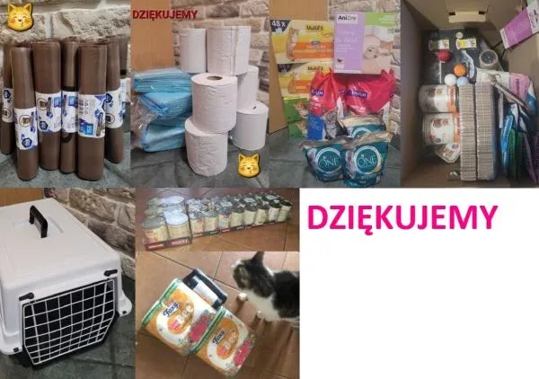 Podziękowania dla darczyńców za wsparcie