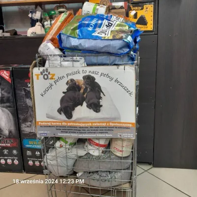 Podziękowania dla sklepu zoologicznego w Opolu
