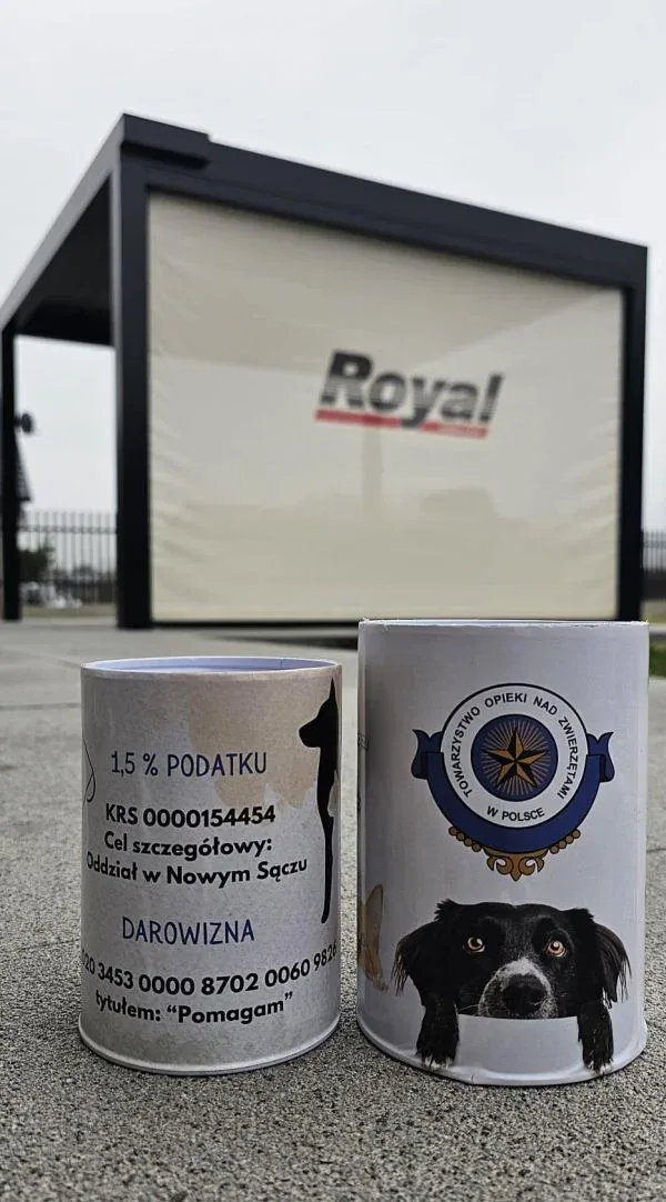 Podziękowania dla firmy Royal za wsparcie