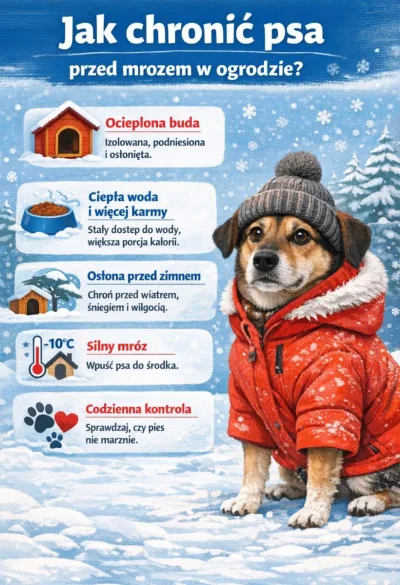 Jak uchronić psa przed mrozem