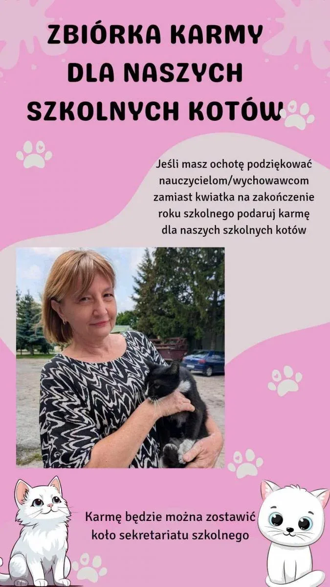 Podziękowanie dla Zespołu Szkół RCKU w Przemystce